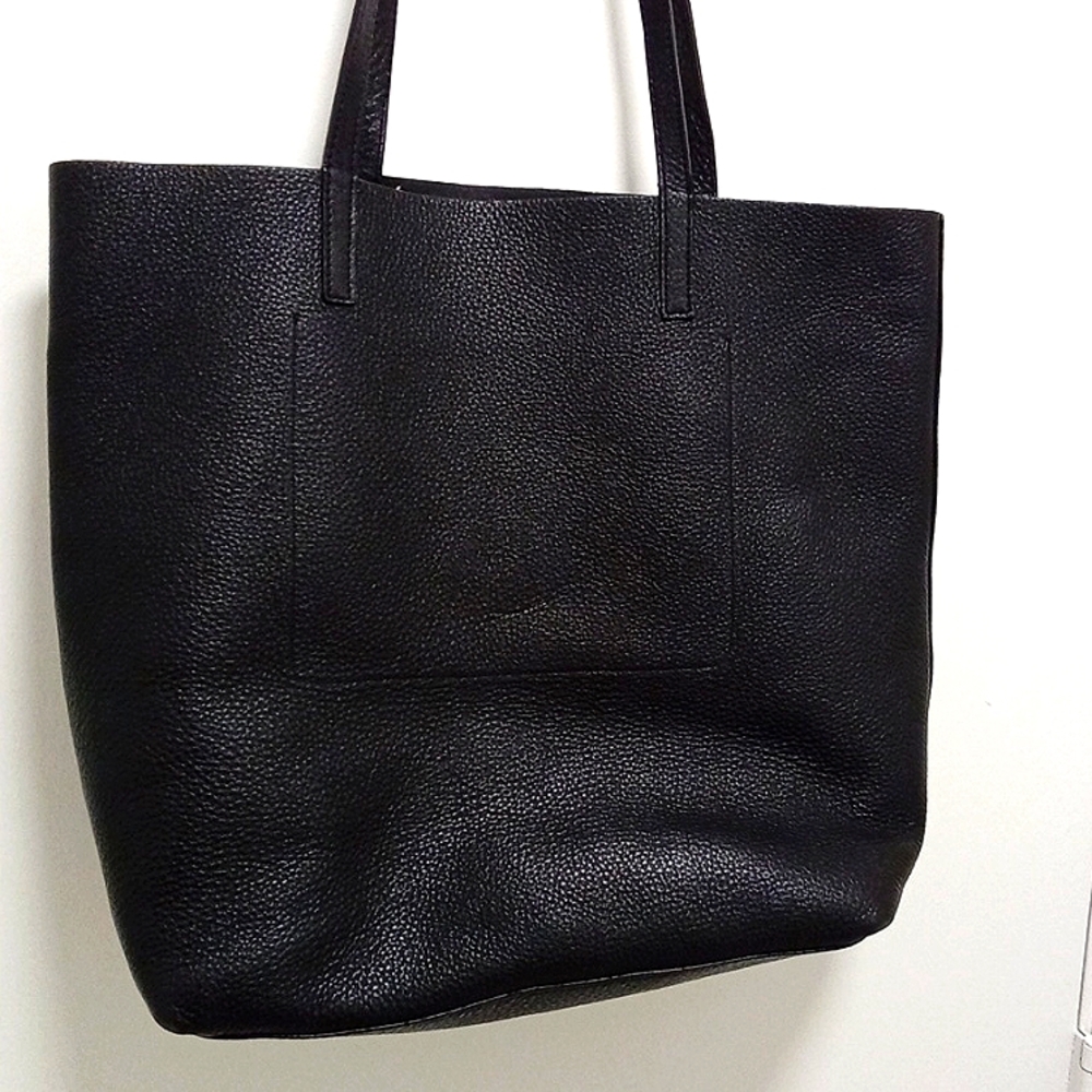 NEW! 🌟HP🌟Kate Spade Leather Tuxedo Tote - Picture 3 of 11